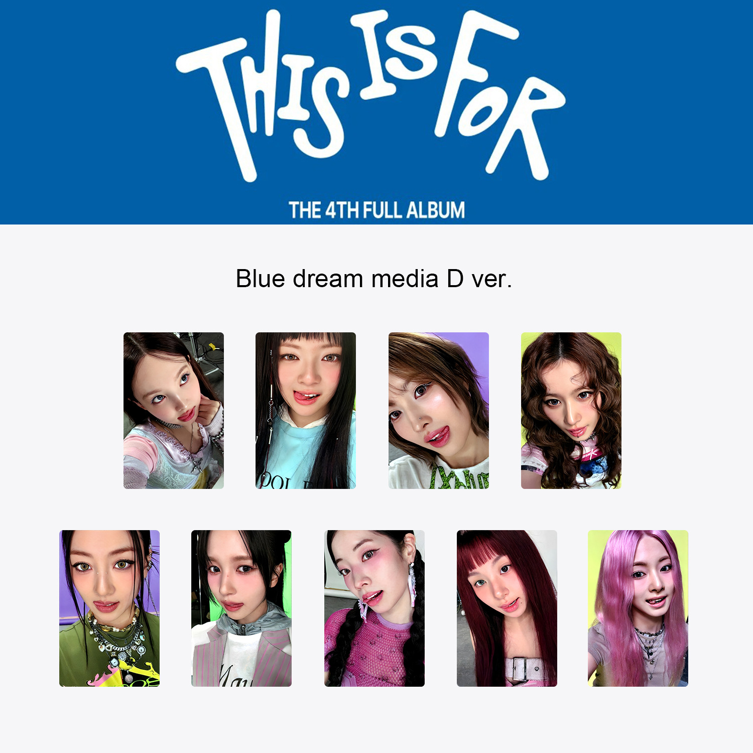Kpop idols Regular Fourth Edition "THIS IS FOR" Small Card Nayeon Jeongyeon Momo Sana Fashion Photo Cards Fan Collection Gift