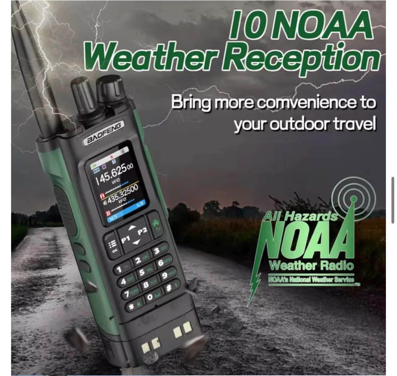 Baofeng DM32 10W DMR Digital analógico U/V modo de doble banda GPS APRS Walkie Talkie de largo alcance AM FM NOAA tipo C carga Radio bidireccional