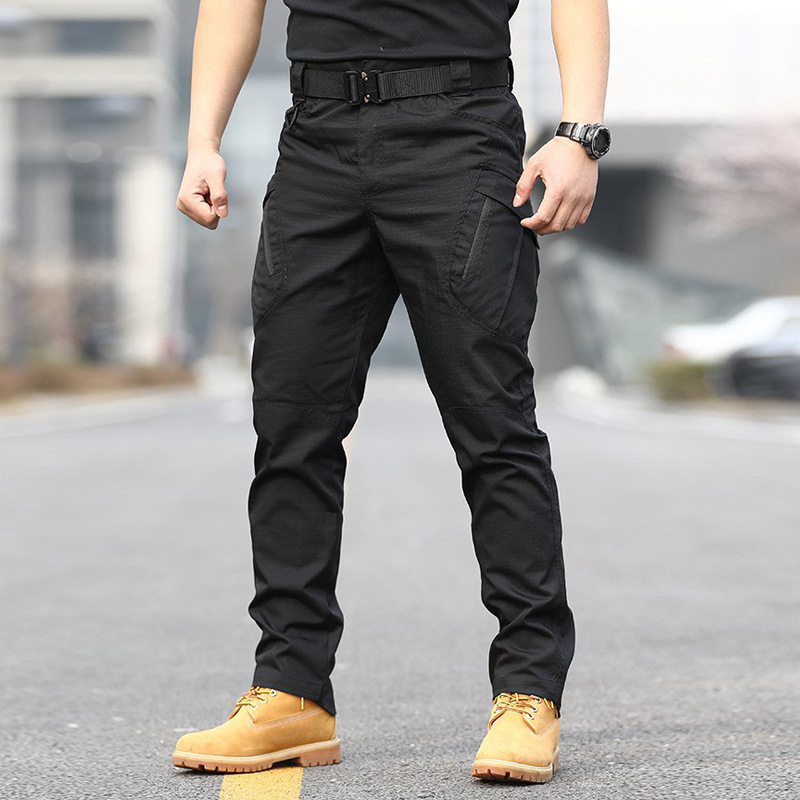 Calças de carga tática dos homens calças de combate do exército calças militares vários bolsos trabalho caminhadas casuais calças masculinas plus size 6xl