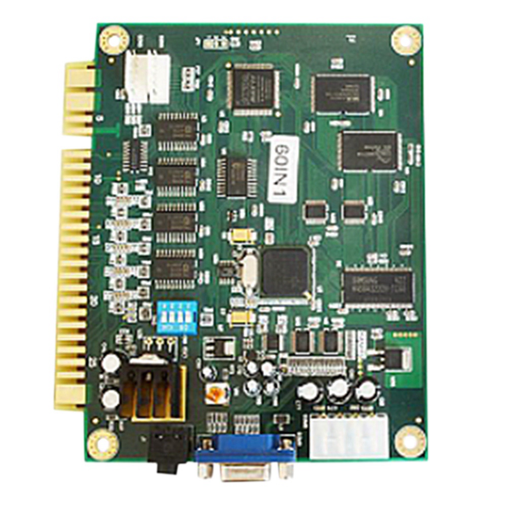 BABQ 60 em 1 Multicade PCB Board Arcade Classic Game Board CGA VGA Output Game Board Horizontal Durável para Jamma Arcade