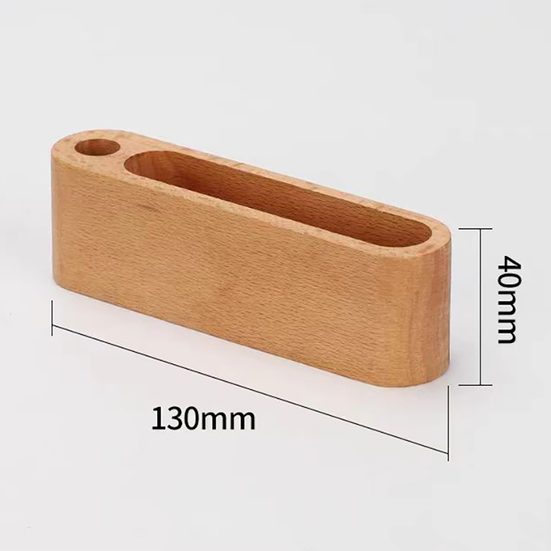Soporte de madera para tarjetas de visita, organizador de escritorio de oficina, soporte de exhibición de ranura para tarjetas con bolígrafo, almohadilla para notas, soporte para tarjetas, 1 unidad