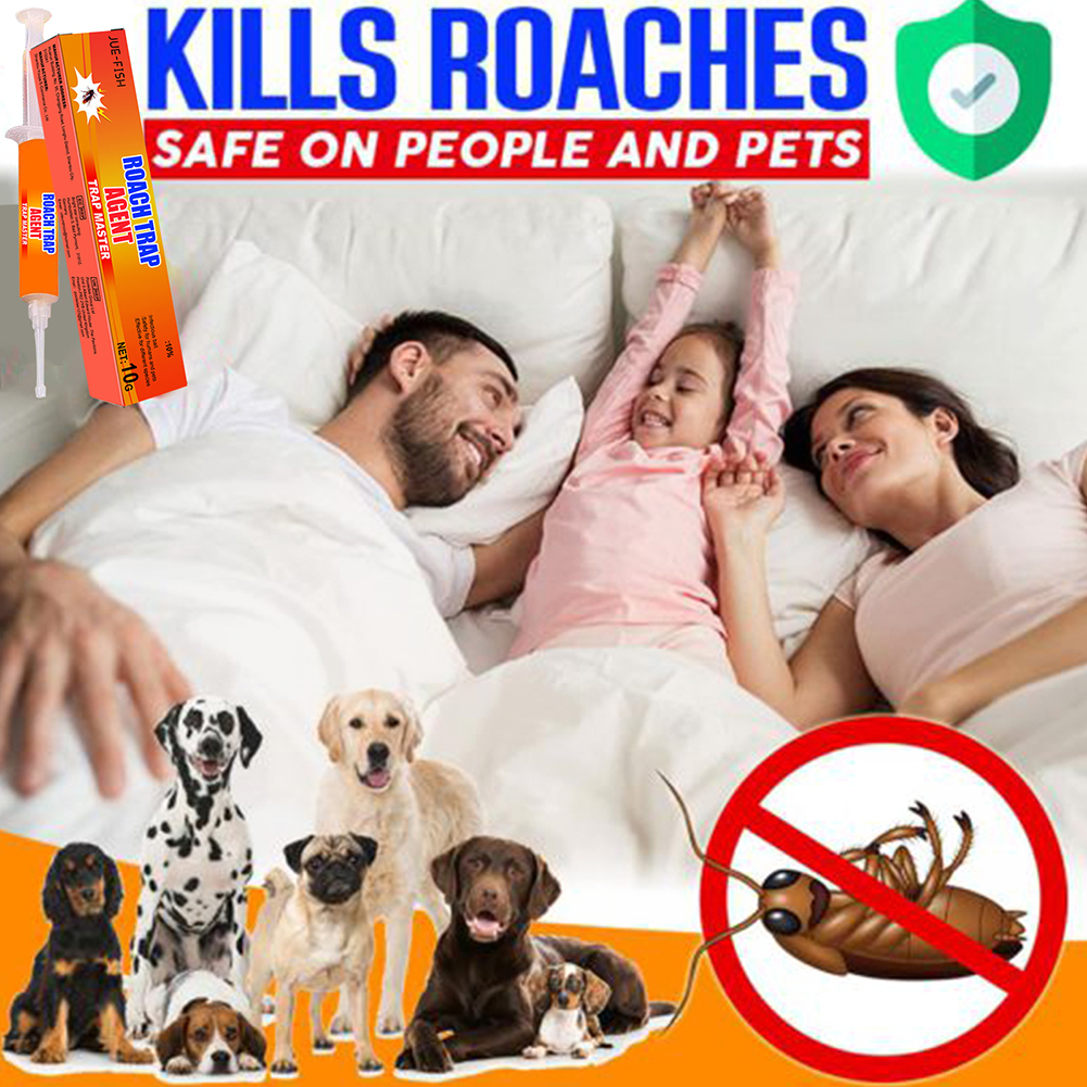 1-10pcs Cockroach Killer Indoor Infestation Effectively Natural Cockroach Repellent Versatile Roach Control Gel for Home Kitchen