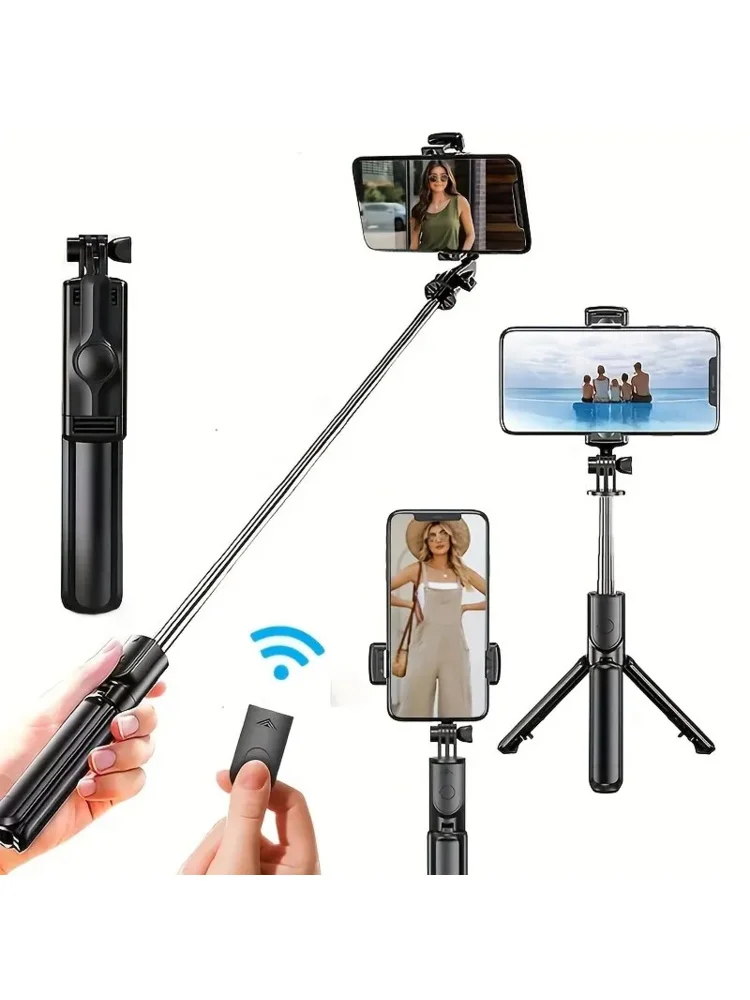1PCS Handheld 360 Grad Flexible Sport Kamera Einbeinstativ Handy Mini Selfie Stick Stativ Mit Drahtlose Fernbedienung