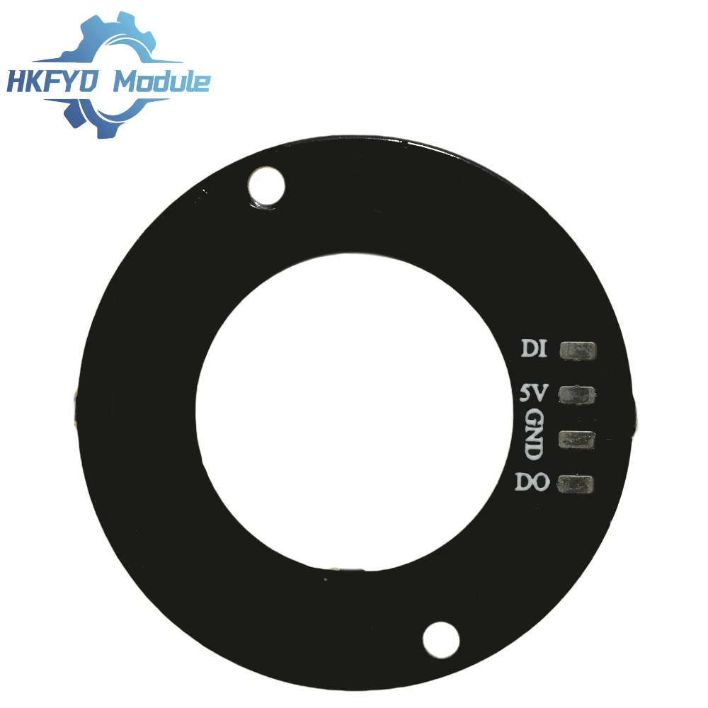 1-50 Uds. De 8 bits, WS2812 RGB, módulo de anillo LED, Placa de lámpara a todo Color integrada para Arduino