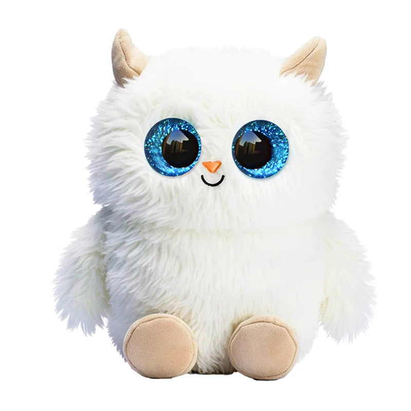 20 ピース/ロット 3D グリッター安全目おもちゃあみぐるみ台形ニットかわいいフェルトぬいぐるみ赤目ビッグ大サイズ 16/20/25 ミリメートル