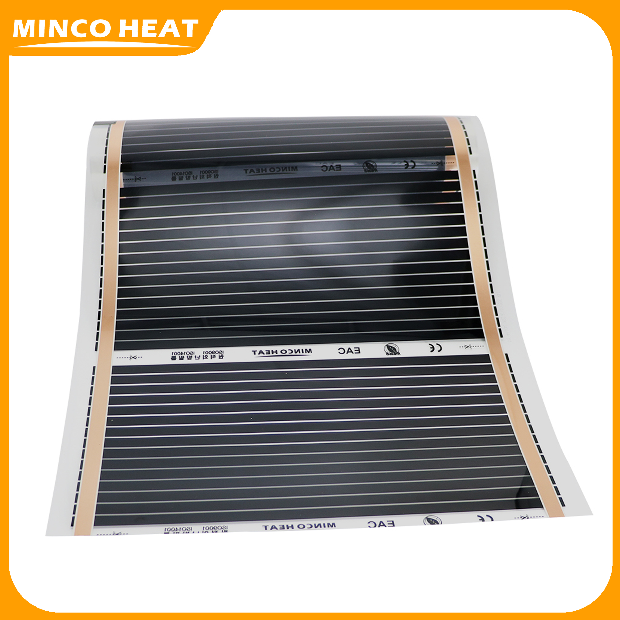 Пленка для теплого пола Minco, 220 В, 80 Вт/м2, 50 см