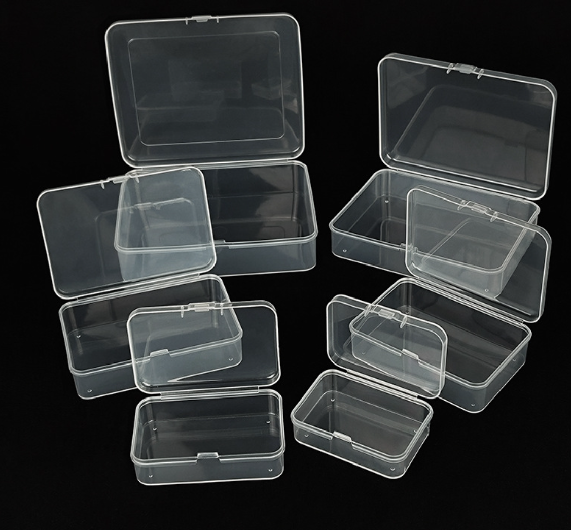 Porta-cartões de visita transparente, design minimalista, leve e prático, perfeito para exibir cartões