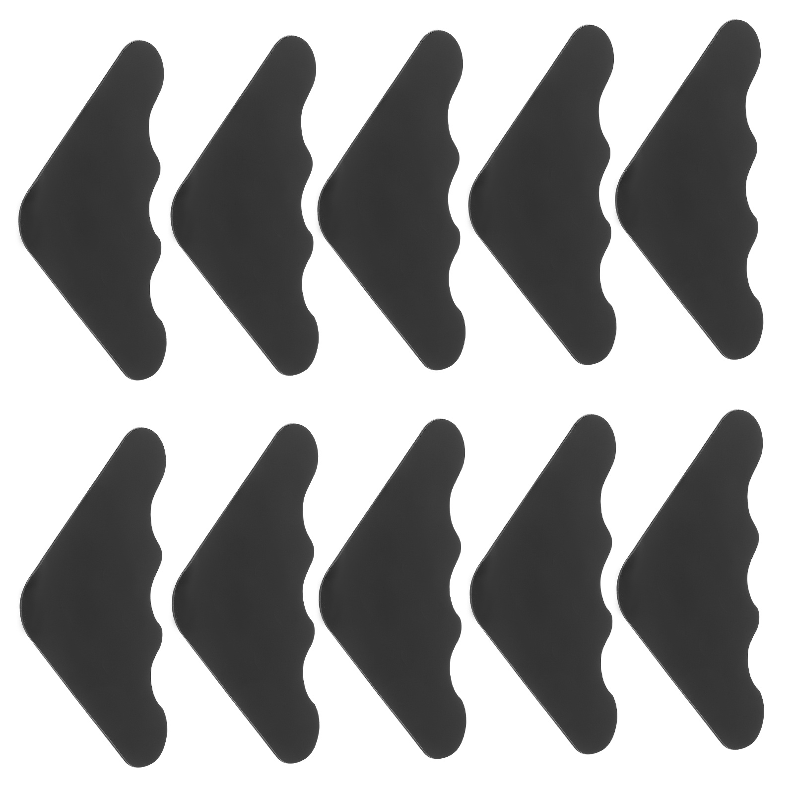 10Pcs Never Curl Rug Corner Grippers PU Washable Rug Pad Grippers for Hardwood Floors Tiles Carpet Corner Grips