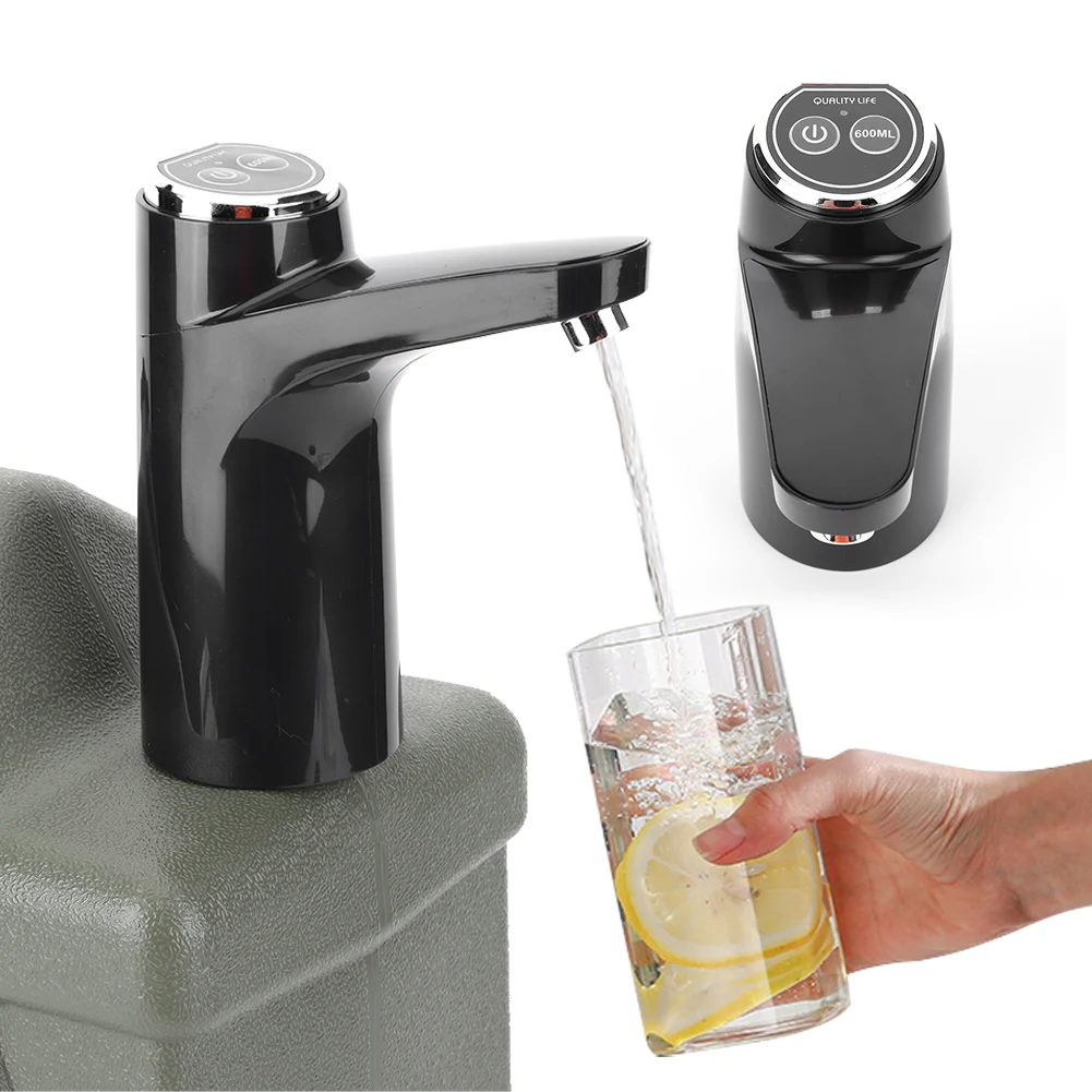 Elektrische waterpomp USB oplaadbare draagbare waterdispenser Eén sleutelschakelaar Mini-waterpomp voor buiten kamperen