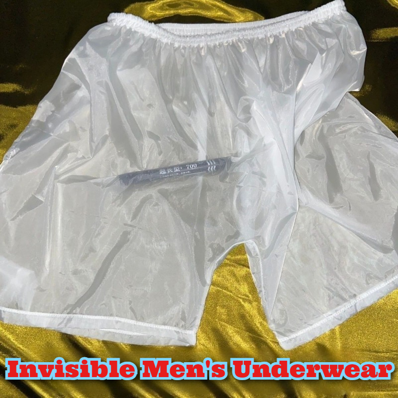 Cueca boxer masculina invisível sem costura, sem reforço, respirável, fina e confortável, sem ponto, design leve para todas as estações