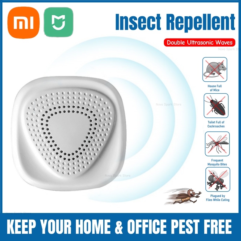Ультразвуковой электронный репеллент от комаров Xiaomi для дома, на открытом воздухе, для кемпинга, портативный интеллектуальный автоматический репеллент от насекомых