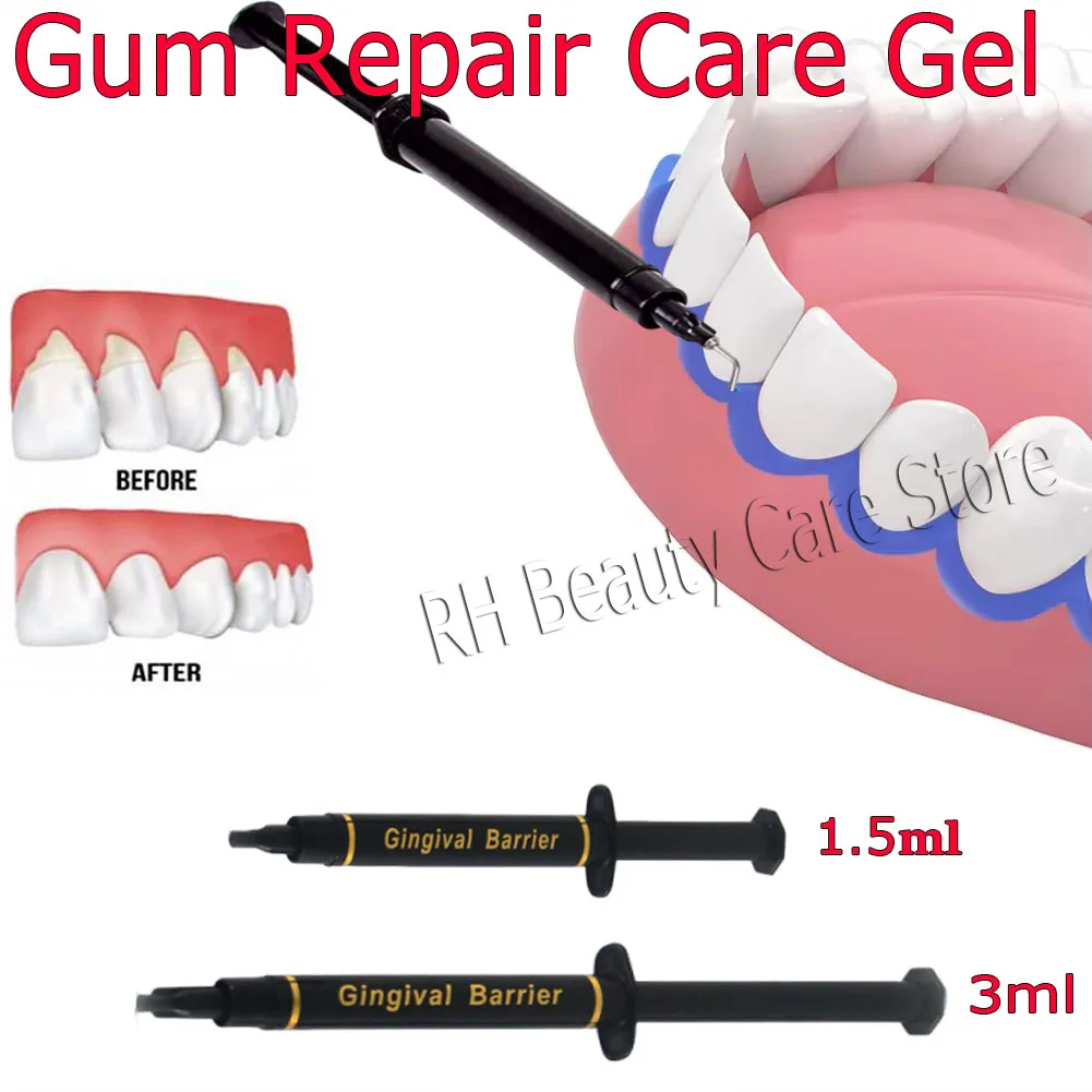 Gum Repair Care Teeth Whitening Gel Improve Gingival Damaged Inflammation Cleaning Teeth Stains Whitener Gum Protect Gel