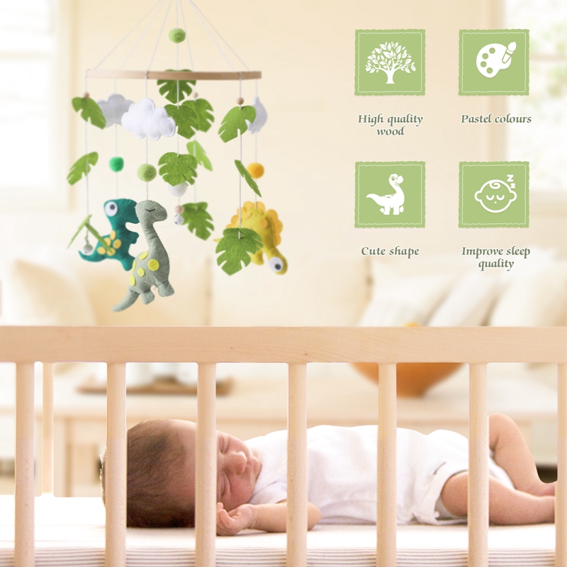 赤ちゃんのための木製のガラガラ,フック付きのおもちゃ,フック付き,0〜12か月の赤ちゃん用