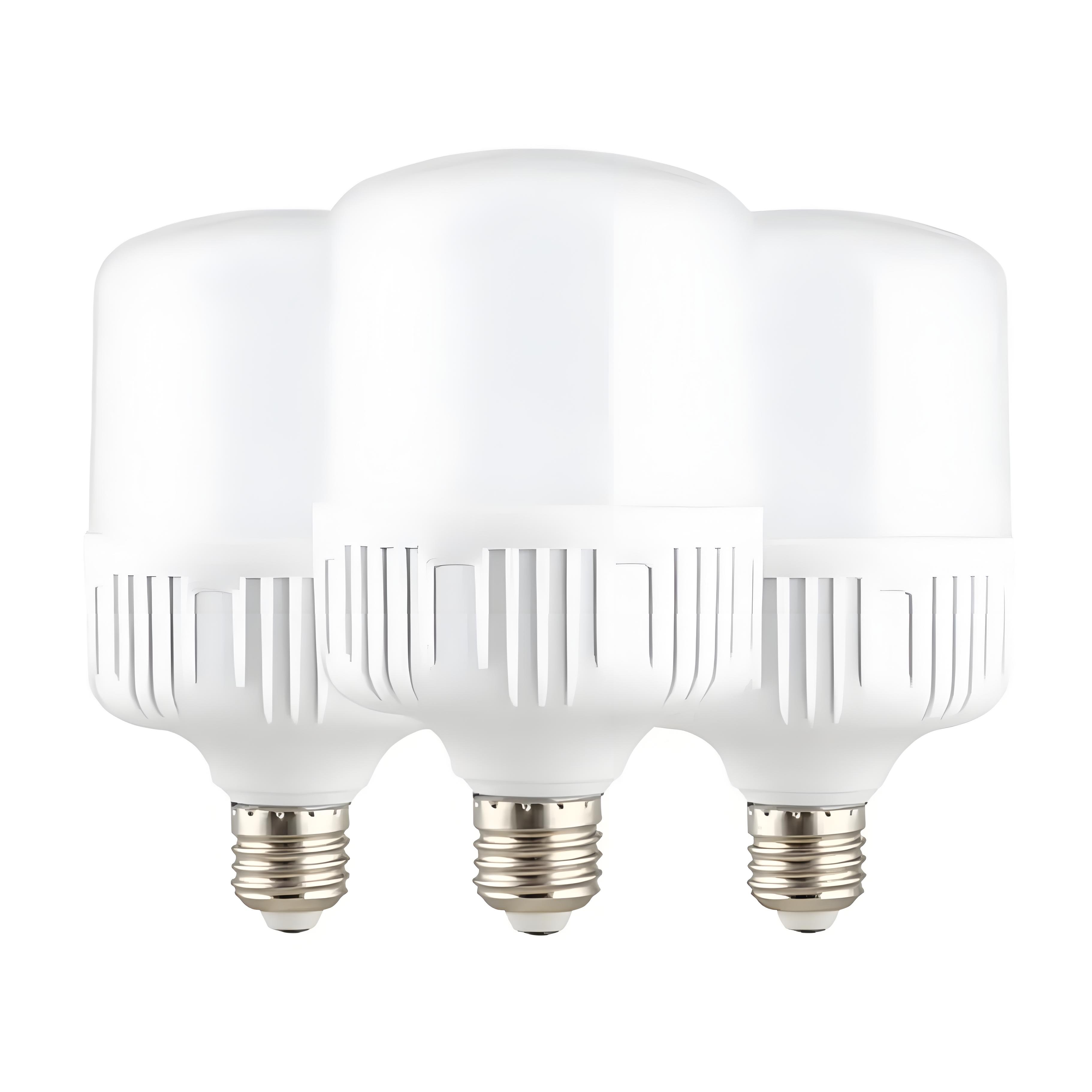 100W E27 LED Bulb 220V No Flicker High Brightness White Light Eye Protection Energy Saving Lamp High Heat Dissipation Design