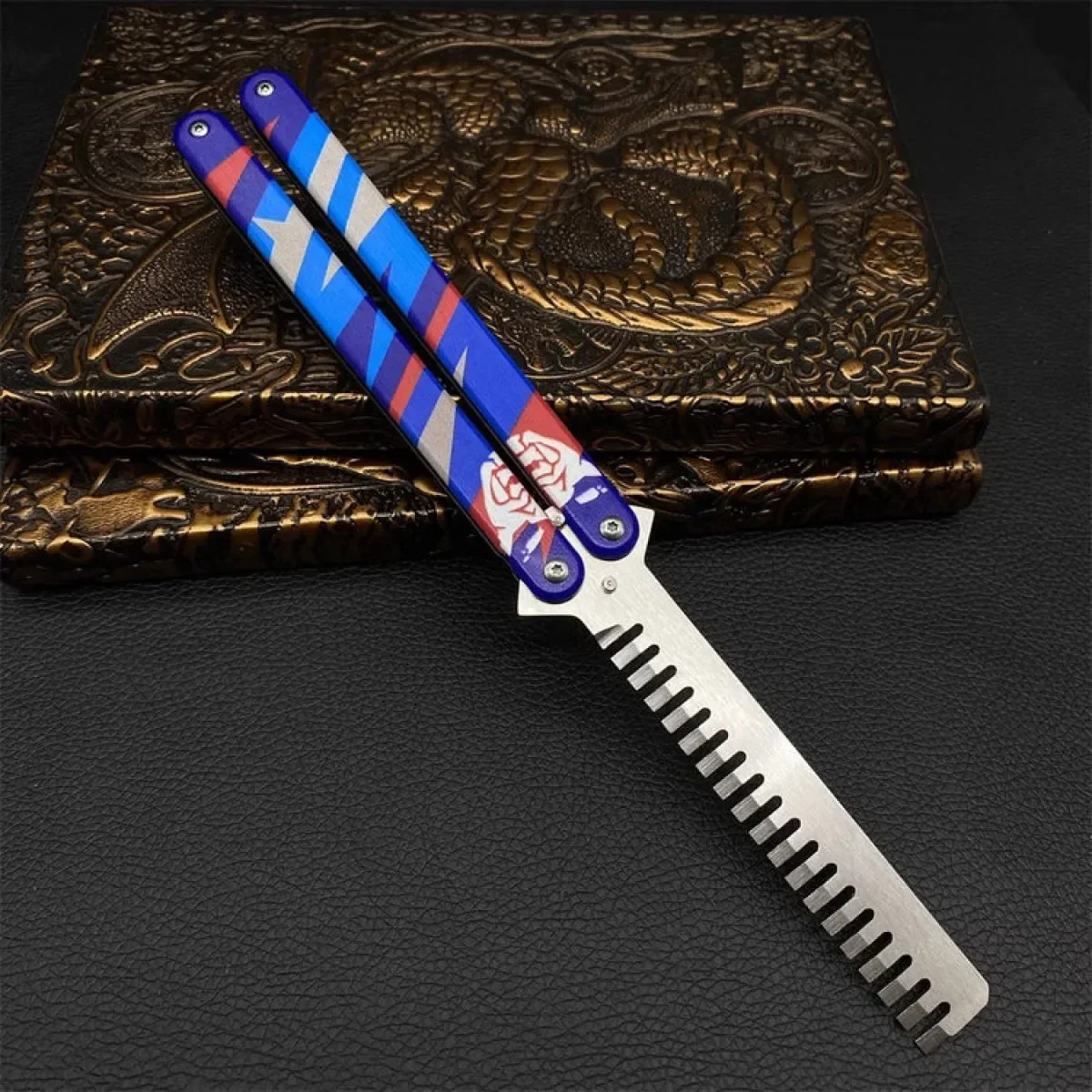 Arma Valorant, elegante peine de mariposa de Yoru, GO Vol 2, juego de cuerpo a cuerpo, periférico, 23cm, espada samurái de Metal, modelo de arma, regalos, Juguetes