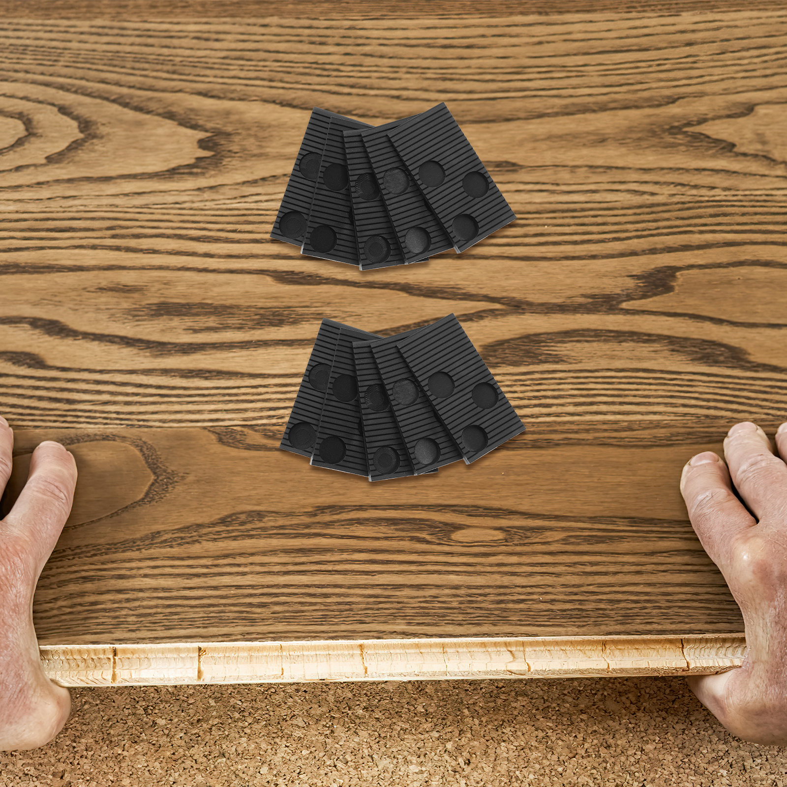 1Set Laminate Wood Vinyl Flooring Tools Pull Bar Tapping Block Spacers Kit Easy Install Professional Complete Configuration