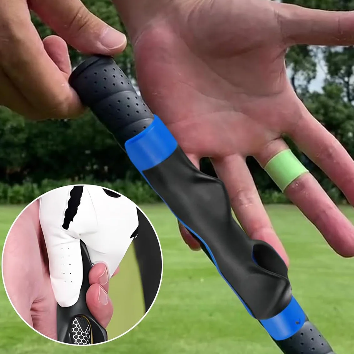 Dispositivo di correzione del tipo di presa per la correzione delle impugnature da golf Pratica generale per principianti per mazze