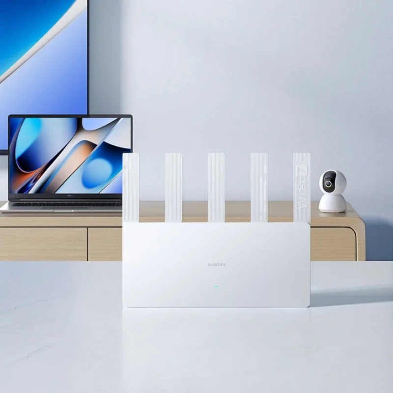 Xiaomi Router BE5000 WiFi7 Dual Band 5011Mbps Dual 2.5G Network Ports Dual WAN Aggregation 512MB Memory Mesh Networking