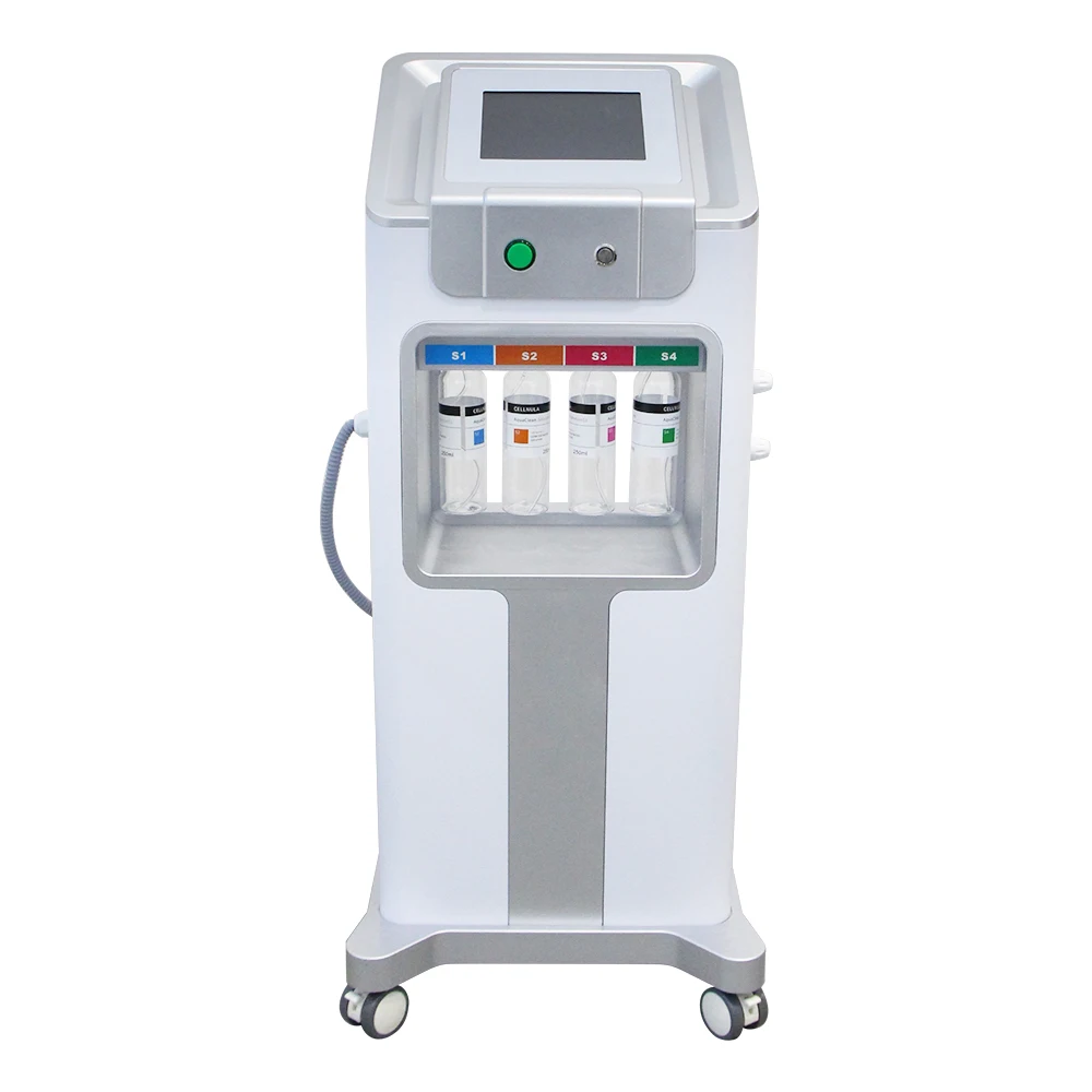 12 w 1 H2O2 Small Bubble Machine Water Oxygen Hydro Skin Scurbber Face Lifting Jet Auqa Peel Machine Skin Rejuvenation For Spa