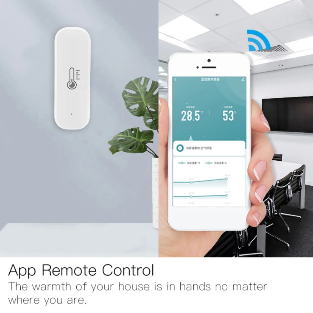Zigbee 3,0 Wifi Smart Temperatur Feuchtigkeit Sensor Thermometer Detektor Monitor Smart Home Über Alexa Google Home Tuya Smart Leben