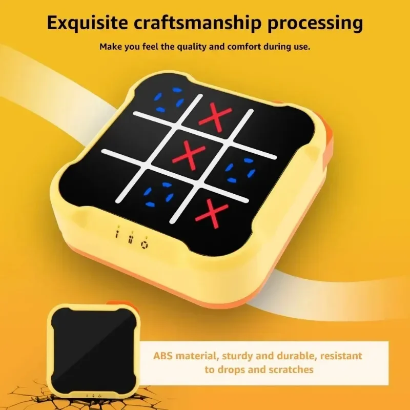 Multifunctional Electronic Tic-Tac-Toe Board Board Games Montessori Puzzle Table Game Chess Chess Set Portable For Adults Kids