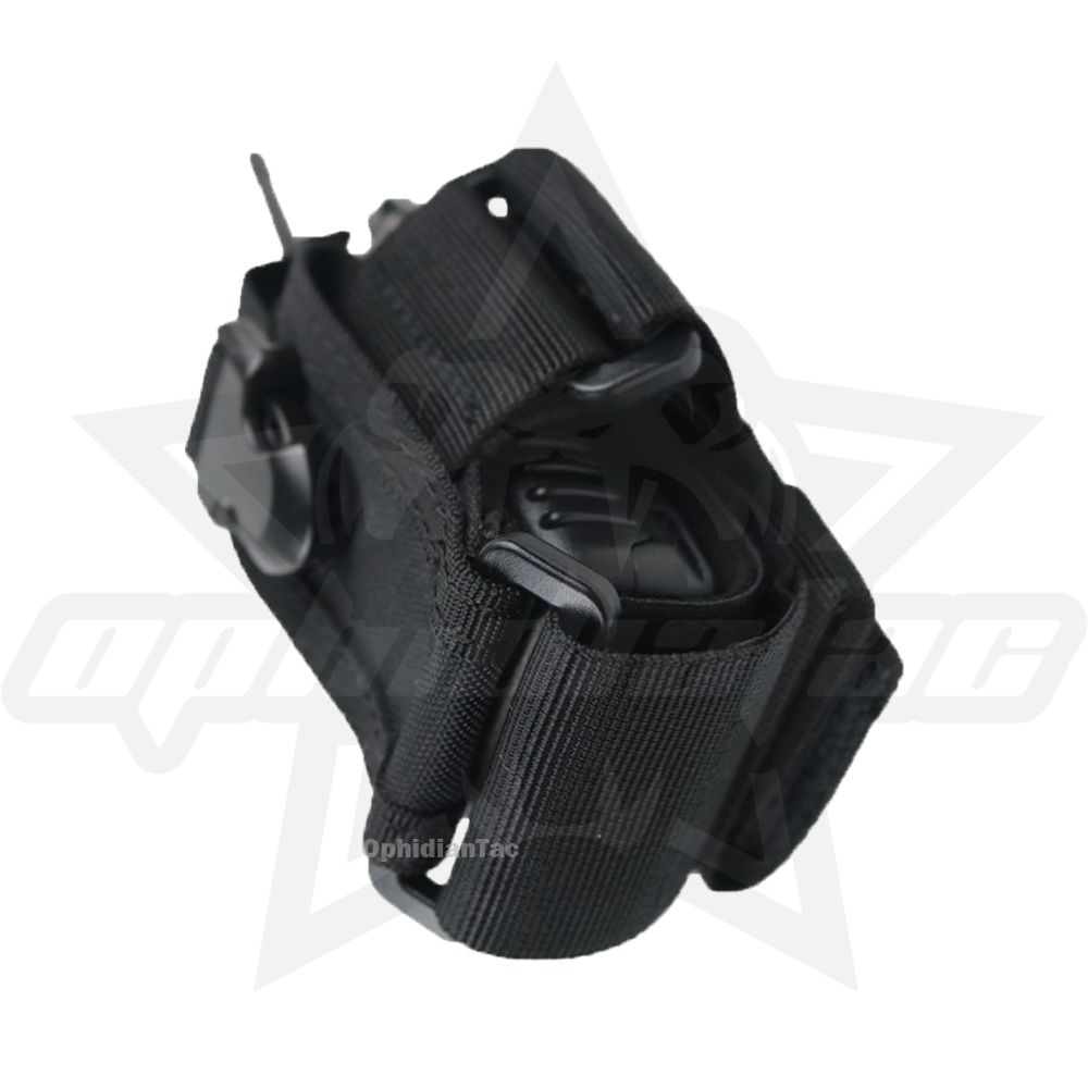 Adjustable Wireless Calling Machine Electric Holder Bag Molle Two-Way Radio Holster Bag Holder Nylon Walkie Talkie Bag