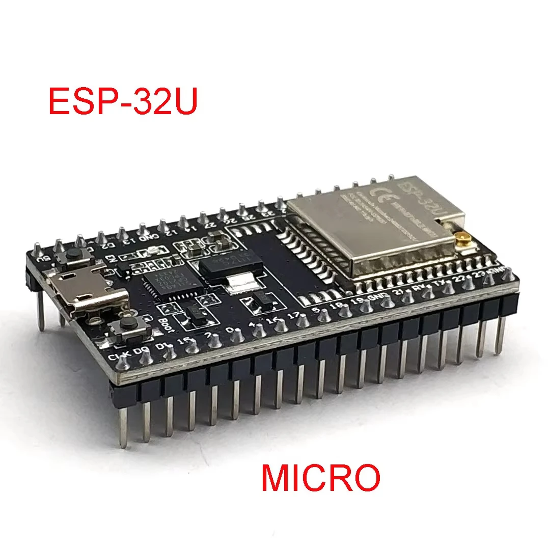 Esp32 devkitc wifi + placa de desenvolvimento bluetooth WROOM & módulo wifi com antena 2.4g opcional ESP32-WROOM-32U placa de desenvolvimento