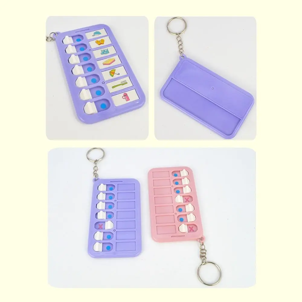 Daily Task Planning Board Self-discipline Punch Card Device Detachable Checklist Schedule Memo Student Stationery Supplies
