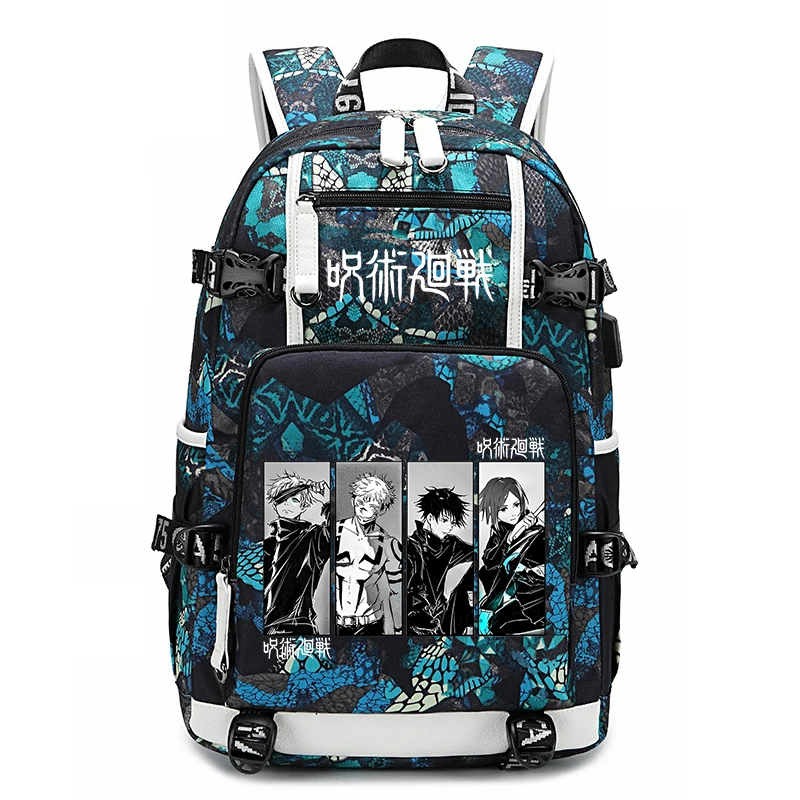 Jujutsu Kaisen-mochila escolar con estampado de anime para estudiantes, mochila juvenil, regalo para volver a la escuela