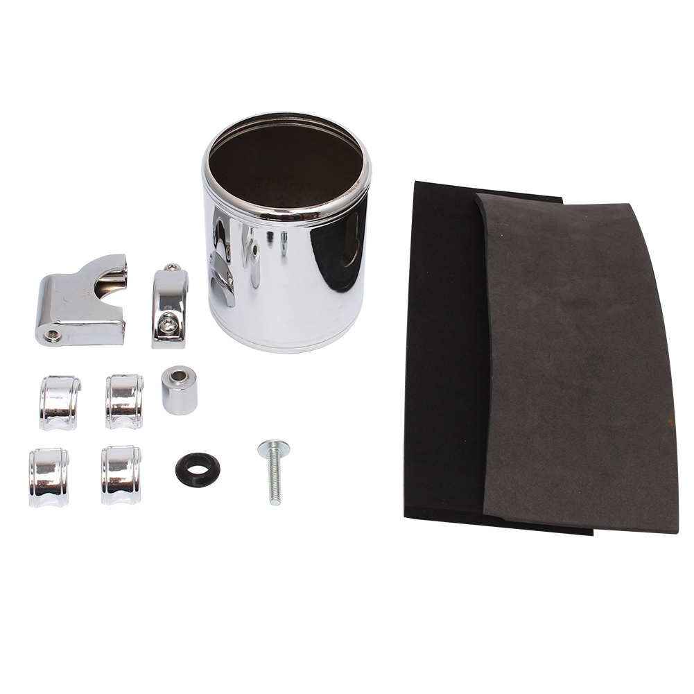 Universal Motorcycle Adjustable Plastic Cup Holder Chrome Handlebar Drink Bottle Holder For Harley Honda Yamaha Dyna Road King