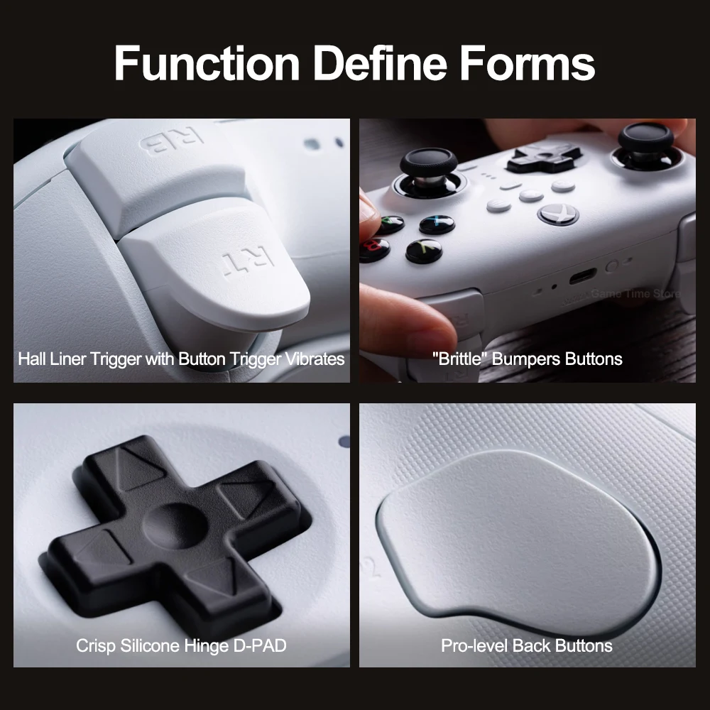 8BitDo Ultimate 3-mode Gaming Controller for Xbox, Hall Effect Joysticks, Compatible Windows, and Android
