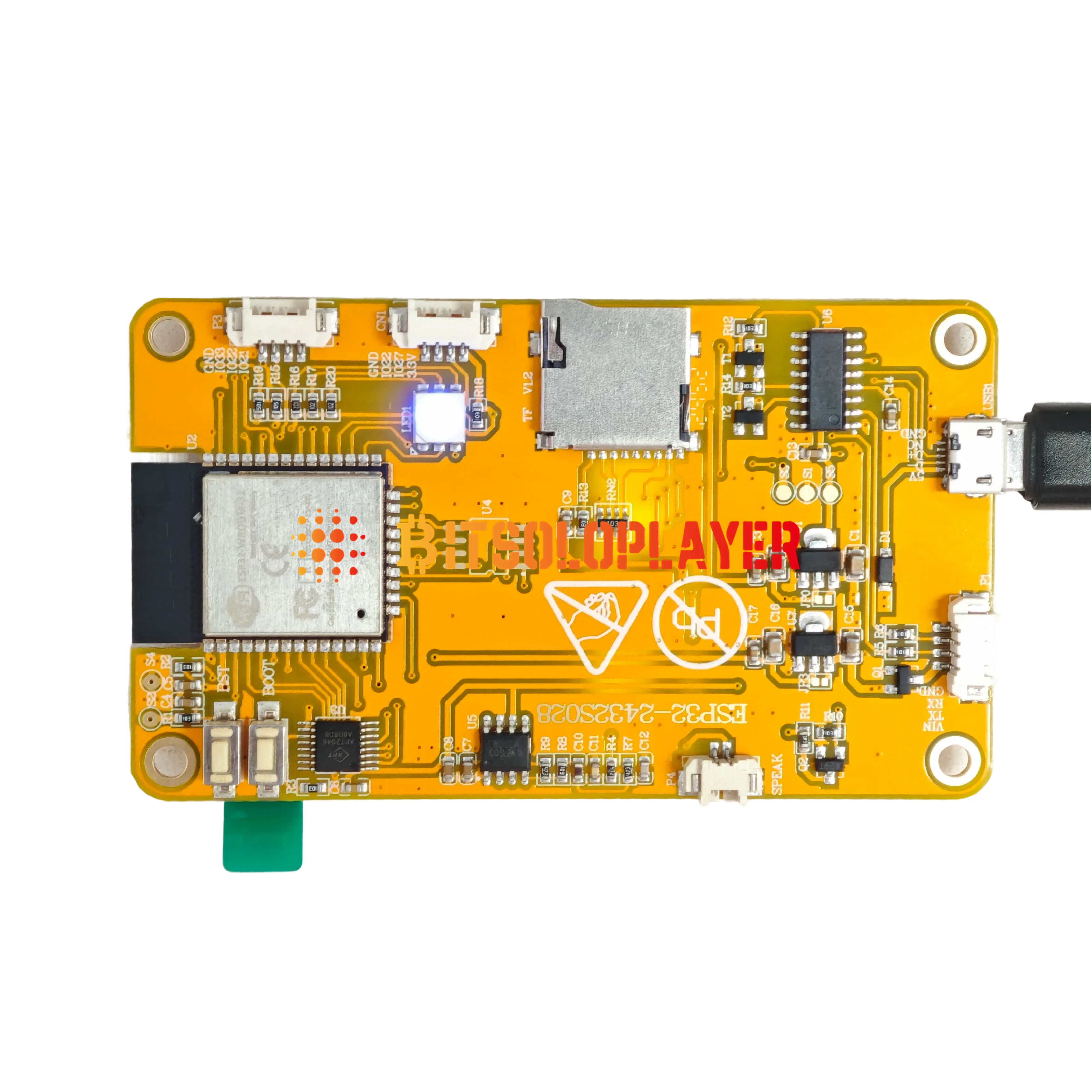 Bitcoin Nerd Miner V2.0 ESP32 2,8 Zoll Smart Touch Display BTC Solo Miner 350K/S Win Jackpot Bitcoin Mining Maschine