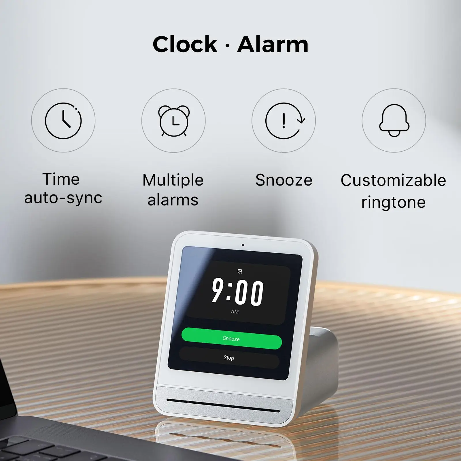 Qingping-Detector de aire 2 para hogar inteligente, Control de pantalla táctil, Sensor de temperatura y humedad, Monitor de calidad CO2 PM2.5, funciona con Mijia Ap