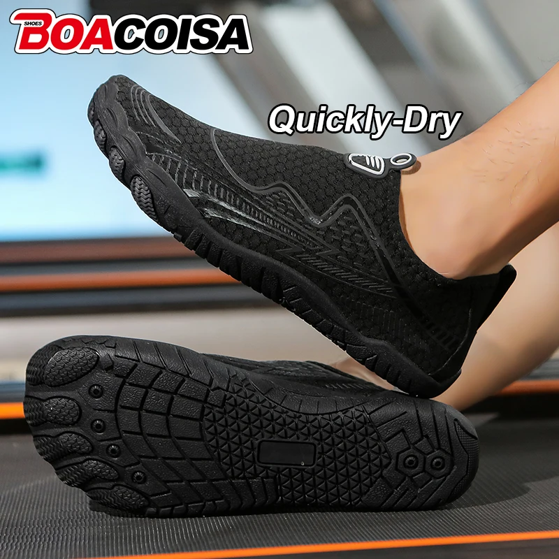 Homens sapatos de água praia descalço aqua meias tênis feminino rapidamente-secagem ginásio esportes surf mergulho natação mergulho yoga sapatos