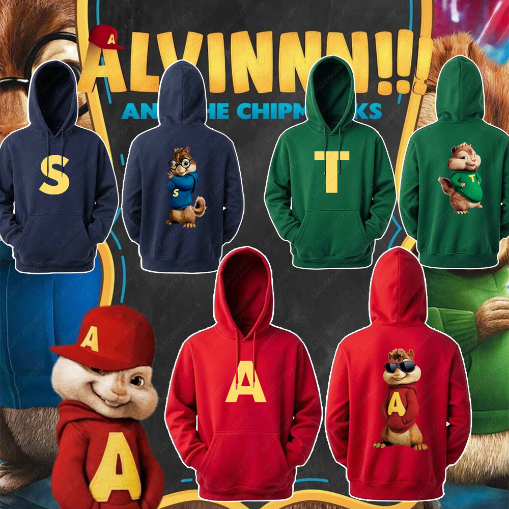 Элвин и бурундуки: пуловер The Squeakquel's Woman Manfashion, толстовка с заниженными плечами доступна для лучшего друга, толстовка