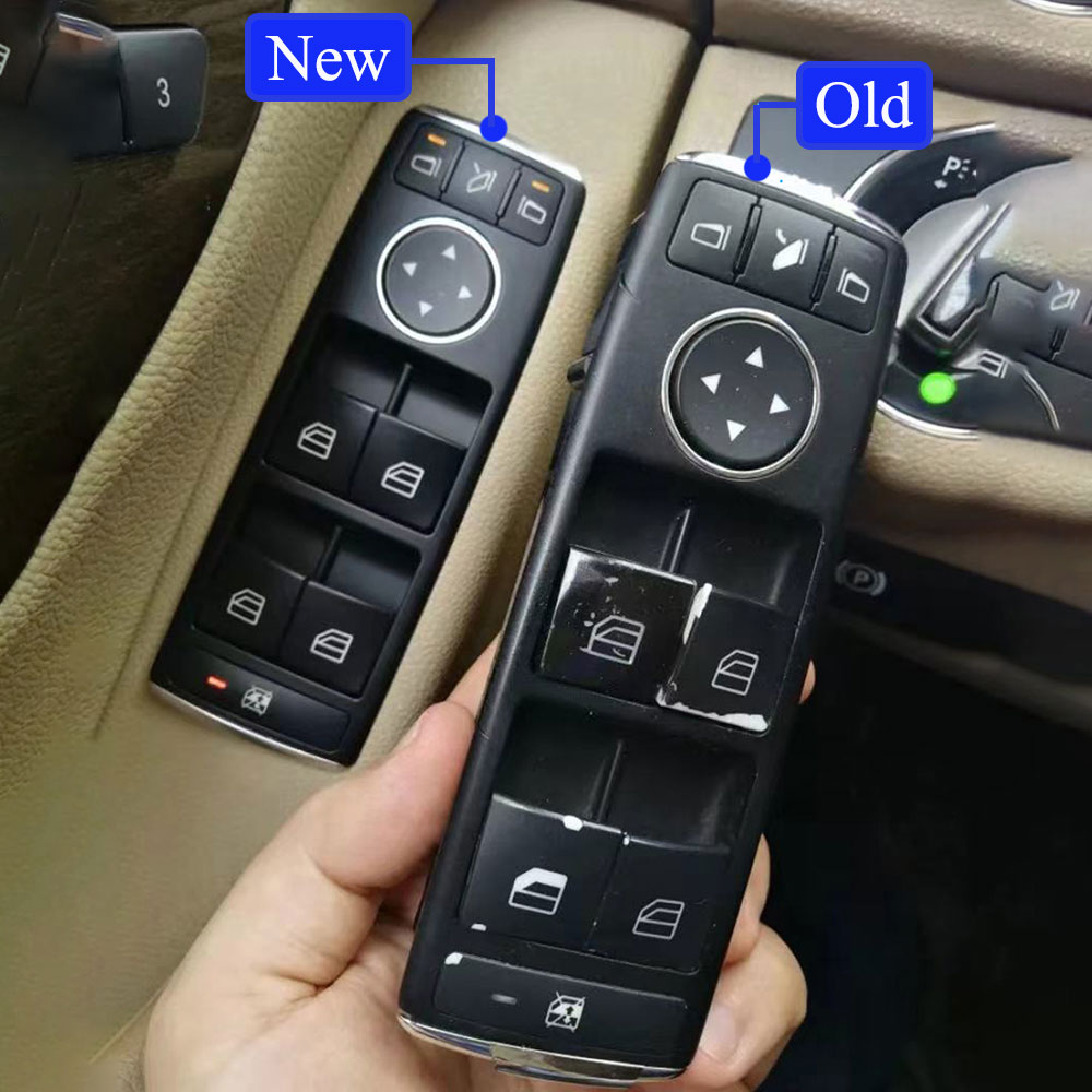 For Mercedes Benz A B C E GLA GLK Class W176 W246 W204 W212 W207 W156 X204 Interior Car Window Regulator Switch Button Cover Cap