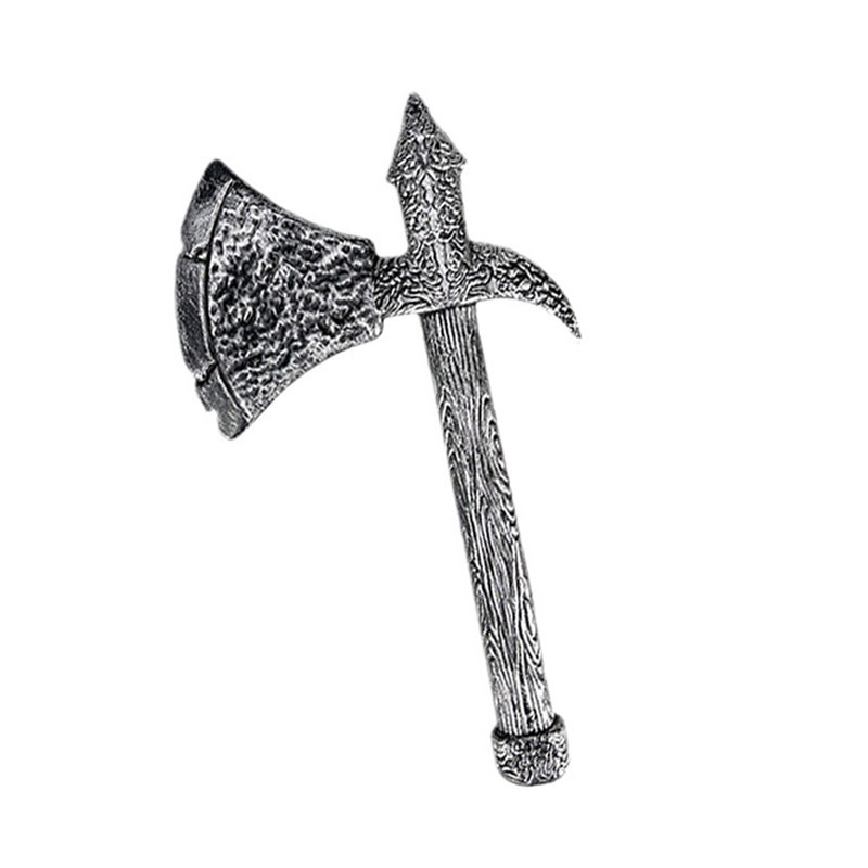 Hacha de juguete para disfraz, cuchillo para vestir, joyería, juego de rol, suministros para Halloween, utilería para fiesta de graduación, 29x18cm