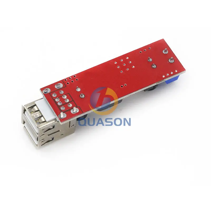 DC-DC de carga USB doble, módulo convertidor reductor para cargador de vehículo, LM2596, CC 6V-40V a 5V 3A