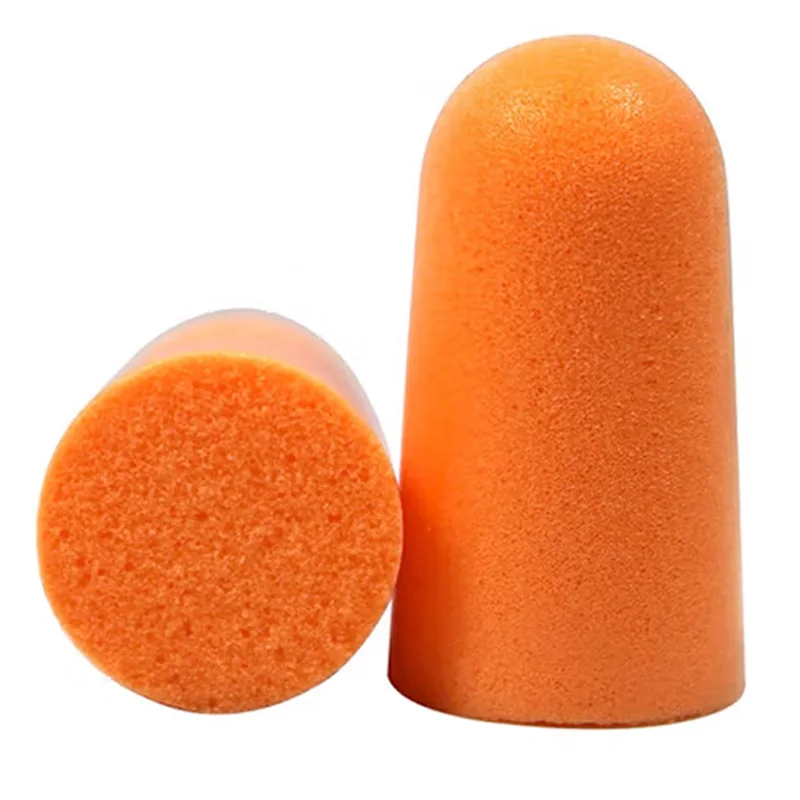 20pcs-100pcs】Anti-noise sponge earplugs PU foam anti-noise noise reduction sleep work noise reduction anti-noise snoring