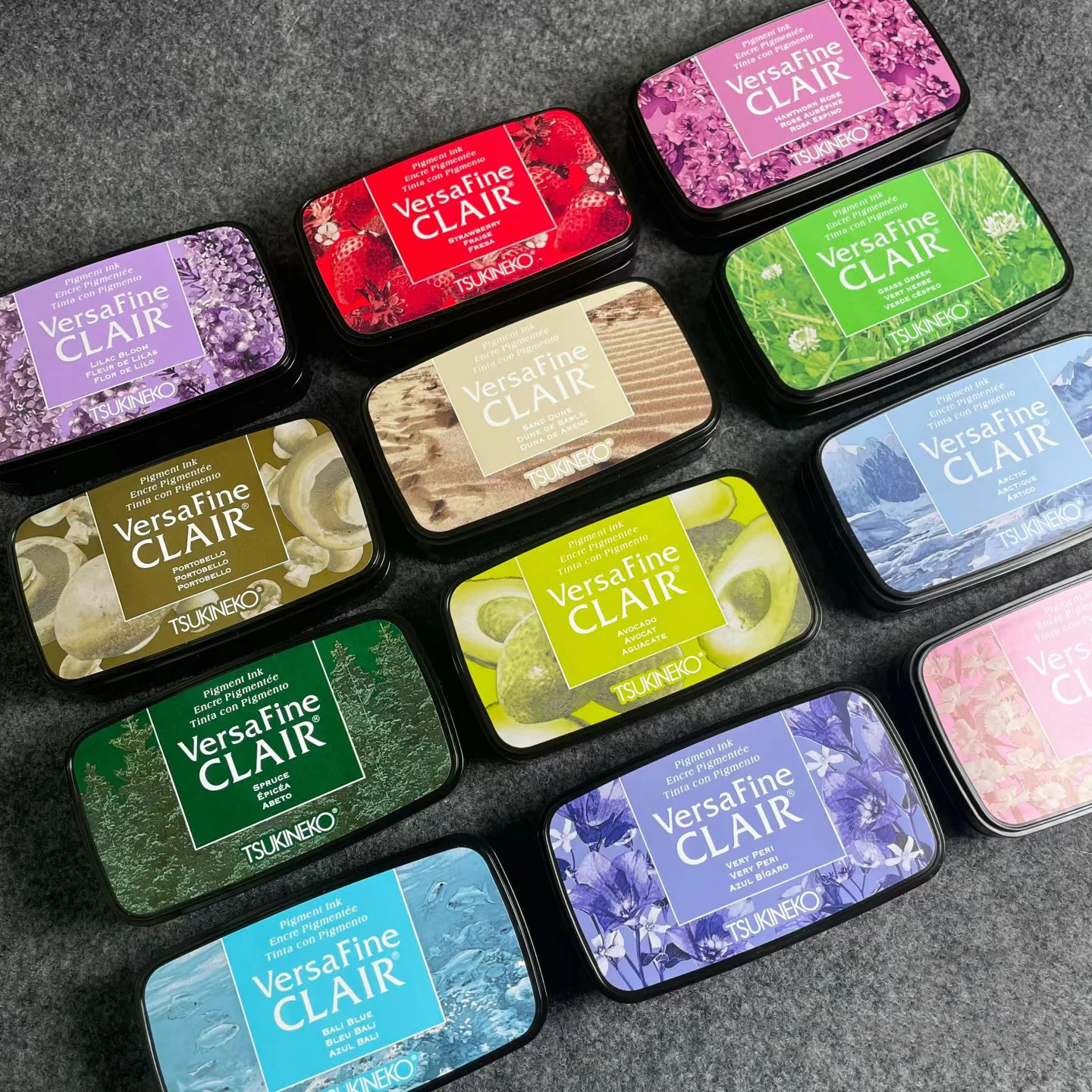 New Colors 1pc Tsukineko VersaFine Clair Quick Dry Detail Ink Pad Making Greeting Cards/smearing Seal