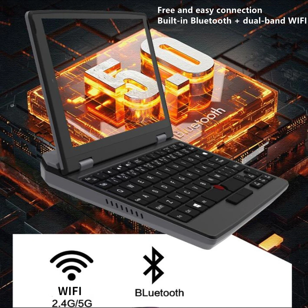 Mini laptop da 7 pollici N95 Notebook IPS Touch Screen Netbook portatile Win 11 Pro Mini PC Micro computer Bluetooth 4.2 16G 1TB