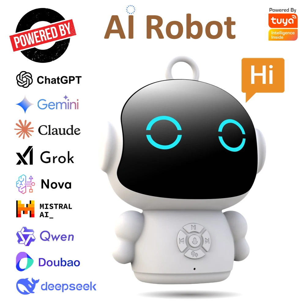Tuya Smart AI робот Wi-Fi игрушки для раннего образования для детей распознавание речи и голос интерактивная обучающая машина