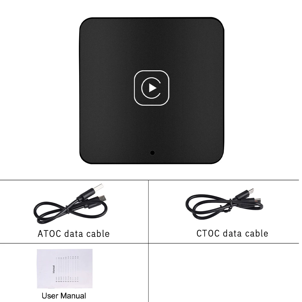 1 PC Wired to Wireless Carplay Mobile Internet Car Machine Intelligent Box AUTO Adapter, Fast Transmission Compact and Portable