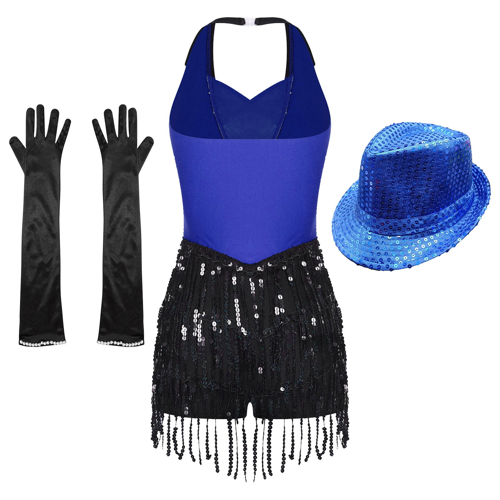 Frauen moderne latein amerikanische Tanz kostüme glänzende Pailletten Ballroom jazz Tango Salsa Tanz Trikot Smoking Bodysuit Halloween Party Kostüm