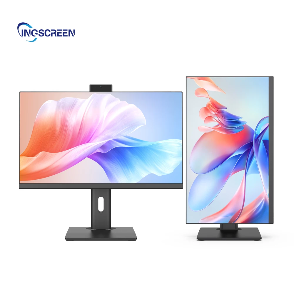 Computer salvaspazio a schermo intero da 24-27 pollici Computer desktop all-in-one industriale AIO ad alte prestazioni