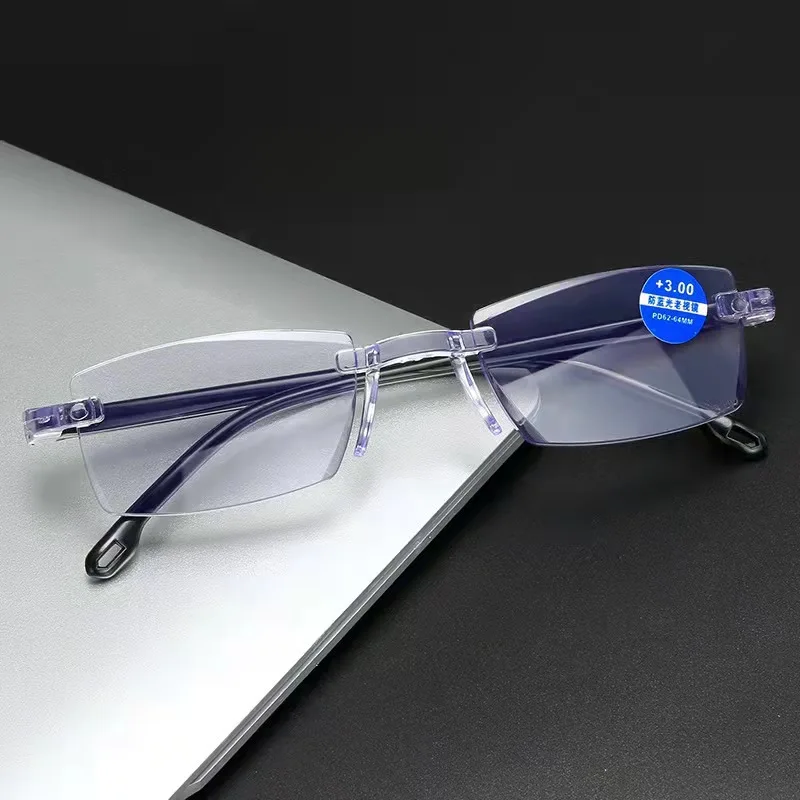 Gafas inteligentes con ajuste automático para hombre, lentes de lectura con aumento, multifoco progresivo, antiluz azul, 0- + 4,0, 1 ud.