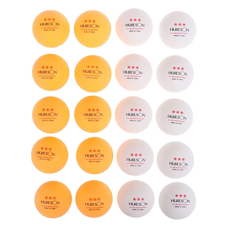10 szt. Piłka do tenisa stołowego 40 + mm średnica 2,8 g 3-gwiazdkowe plastikowe piłki do ping-ponga ABS