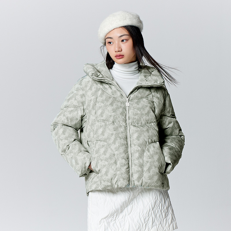 Semir Daunen jacke Frauen mittellanger wasserdichter und warmer Winter Overs ize Kapuze vielseitiger Mantel