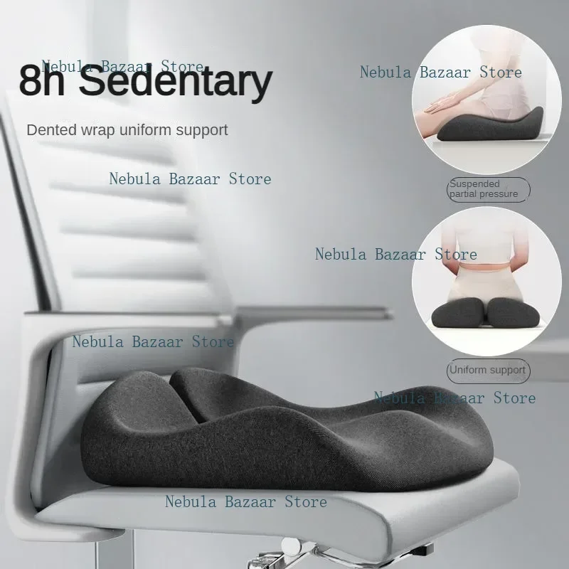 Nuevo Tailbone ciática alivio del dolor de espalda comodidad silla de oficina cojín para asiento de coche antideslizante ortopédico memoria espuma Coccyx cojín