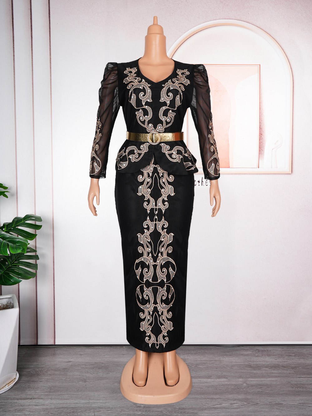 Elegante afrikanische Kleider für Frauen 2025, neue Afrika-Kleidung, Übergröße, Türkei, Hochzeit, Party, langes Kleid, Dashiki, Ankara-Outfits, Robe